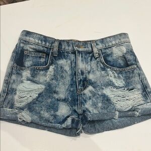 Denim Distressed Women Shorts Carmar size 28